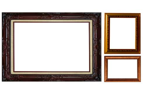 Three Empty Frames