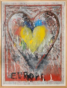frame children's artwork or heart