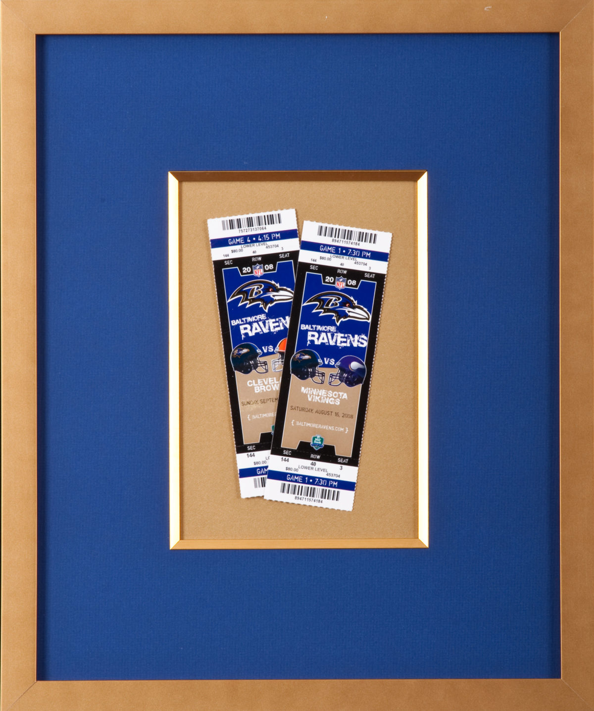 How to Display Football Tickets