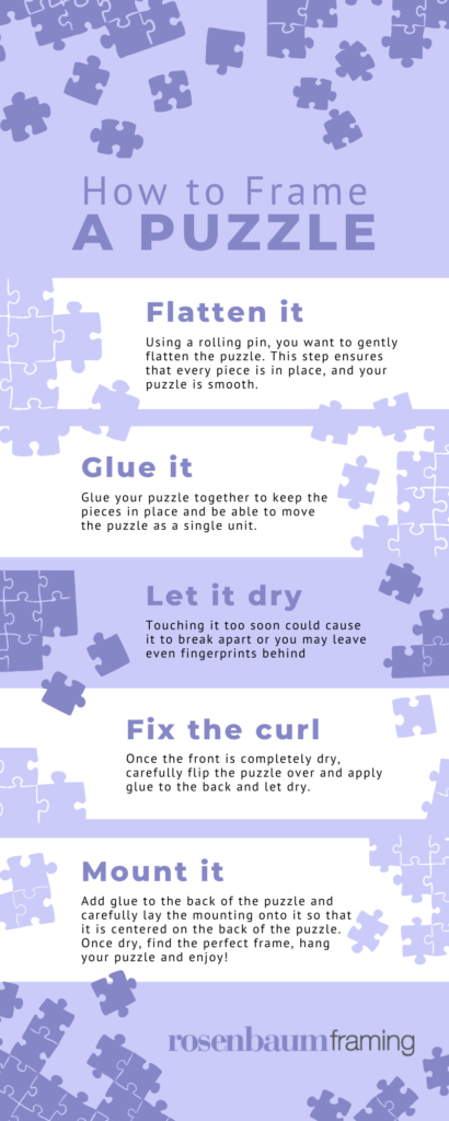 How to Glue & Frame a Jigsaw Puzzle