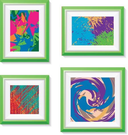 artwork in custom frames