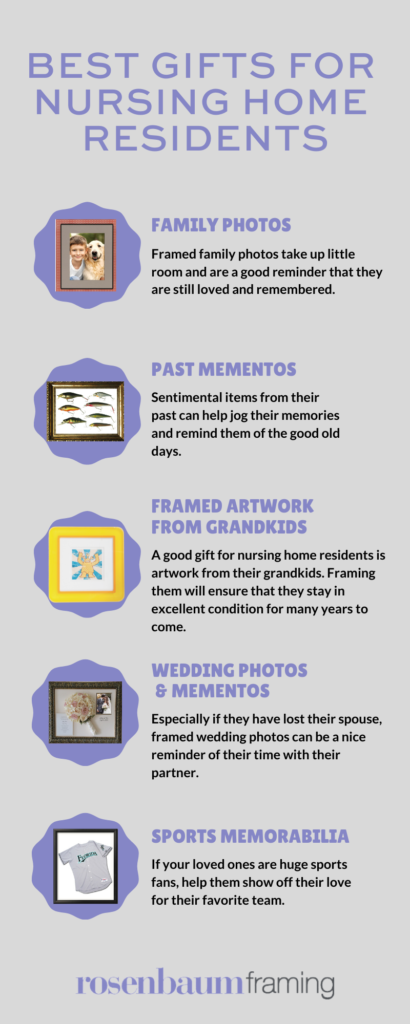 infographic - what are the best gifts for nursing home residents