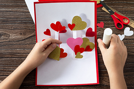 Valentine's Day art projects